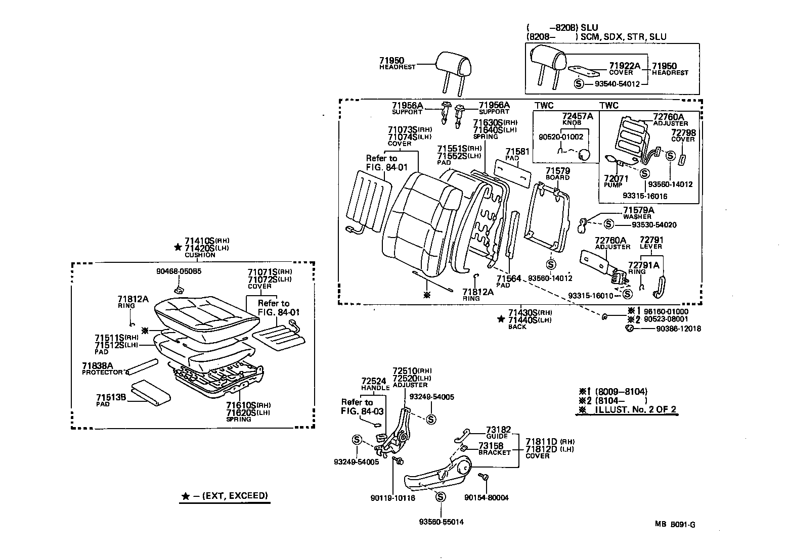 71073-2A130 COVER, FRONT SEAT BACK, RH(FOR SEPARATE TYPE) product image