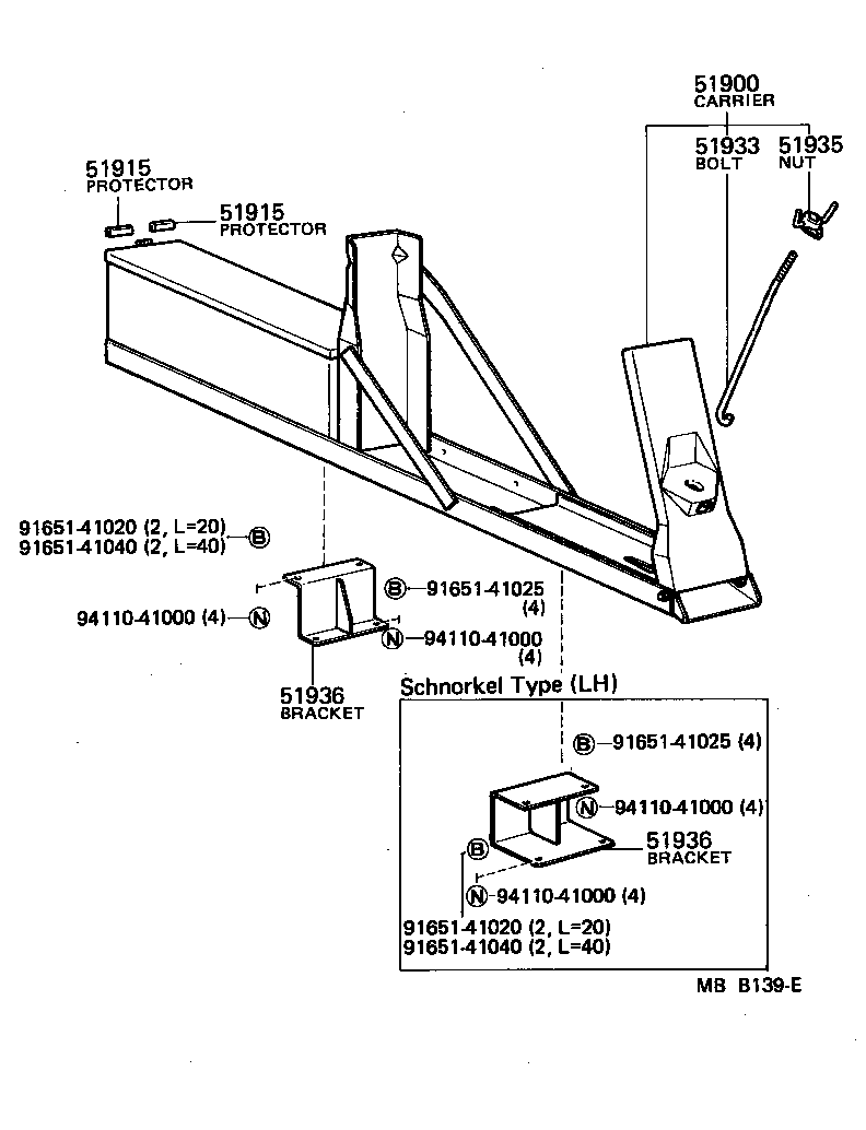 51907-92200 GUIDE, SPARE TIRE CARRIER product image