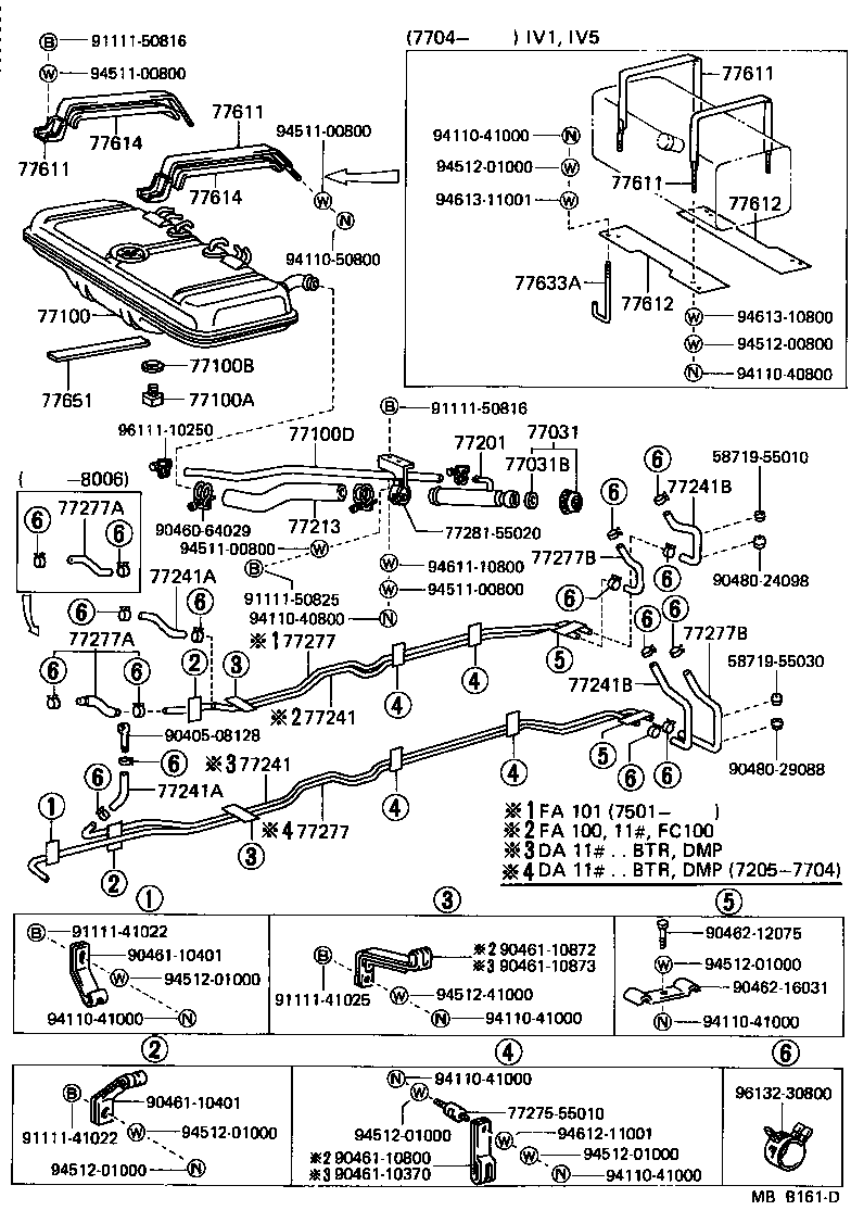 77283-96518 BRACKET, FUEL TUBE product image