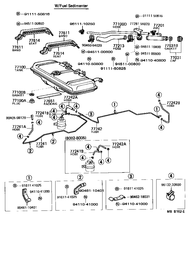77283-96518 BRACKET, FUEL TUBE product image