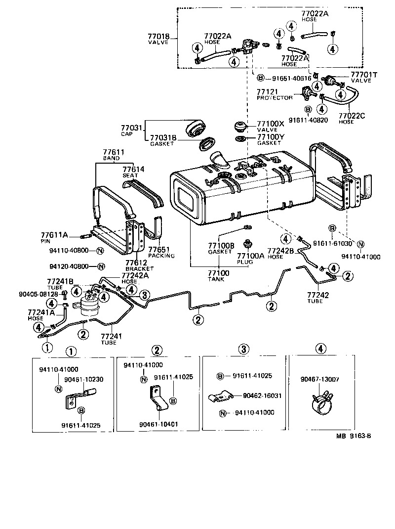 77283-96518 BRACKET, FUEL TUBE product image