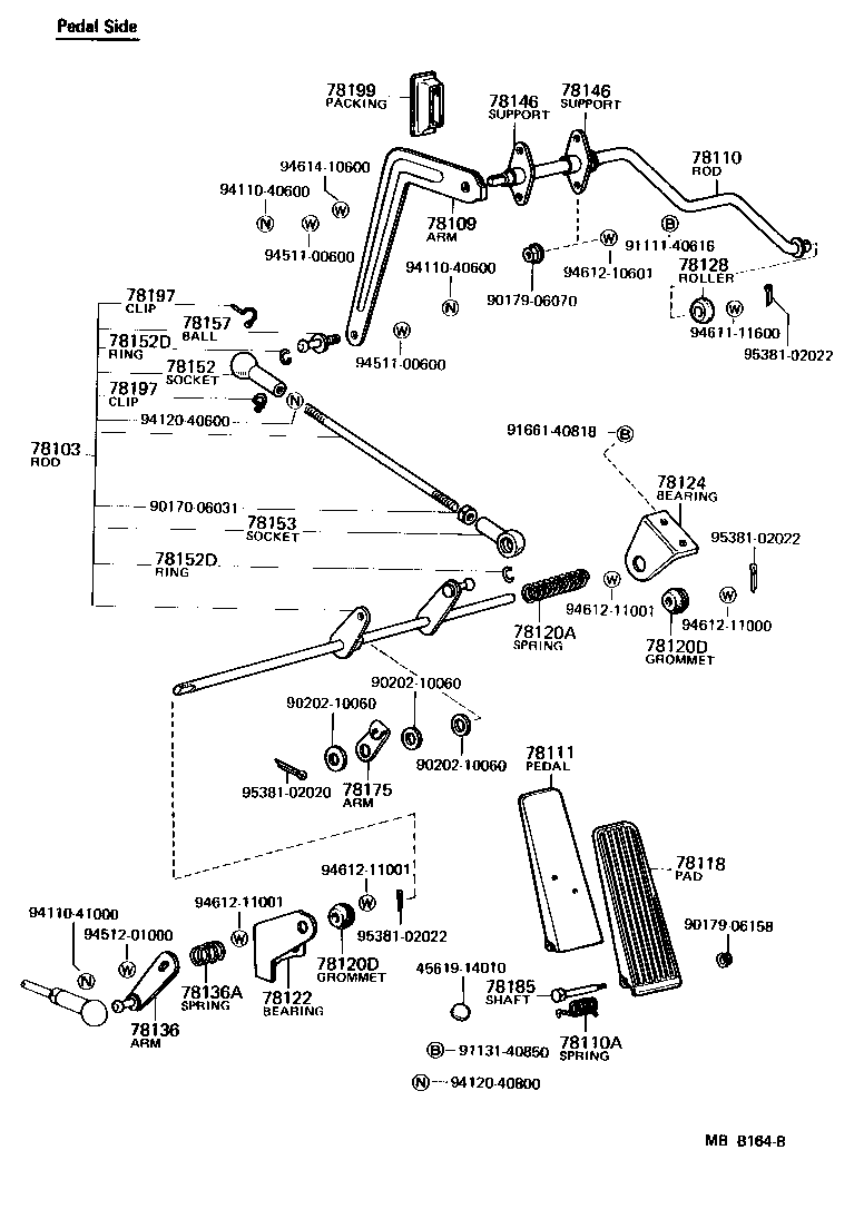 78103-95212 ROD, ACCELERATOR LINK product image