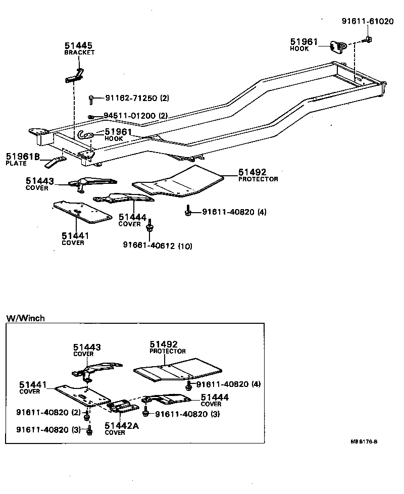 51441-87609 COVER, ENGINE UNDER, NO.1 product image