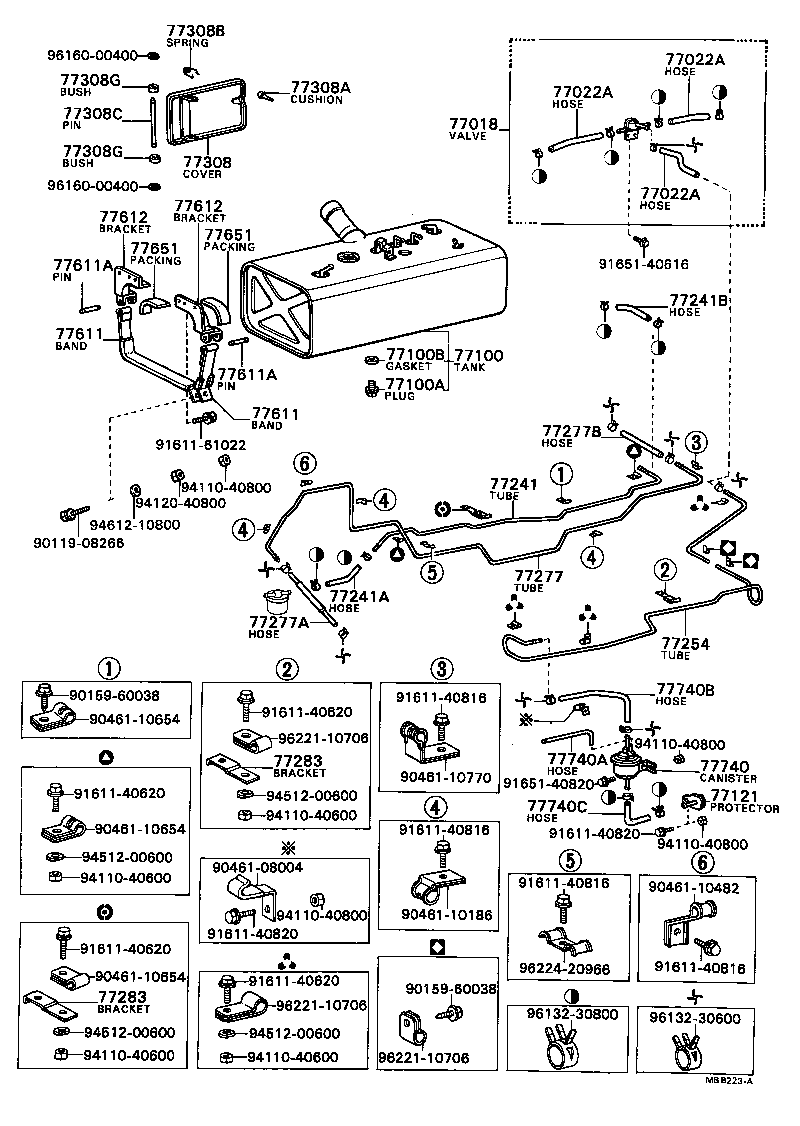 77255-36030 TUBE, FUEL RETURN, NO.1 product image