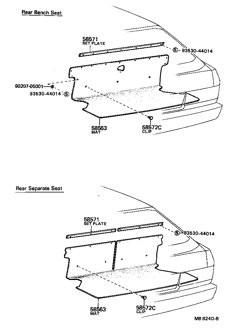 58401-13030 BOARD SUB-ASSY, DECK, NO.1 product image