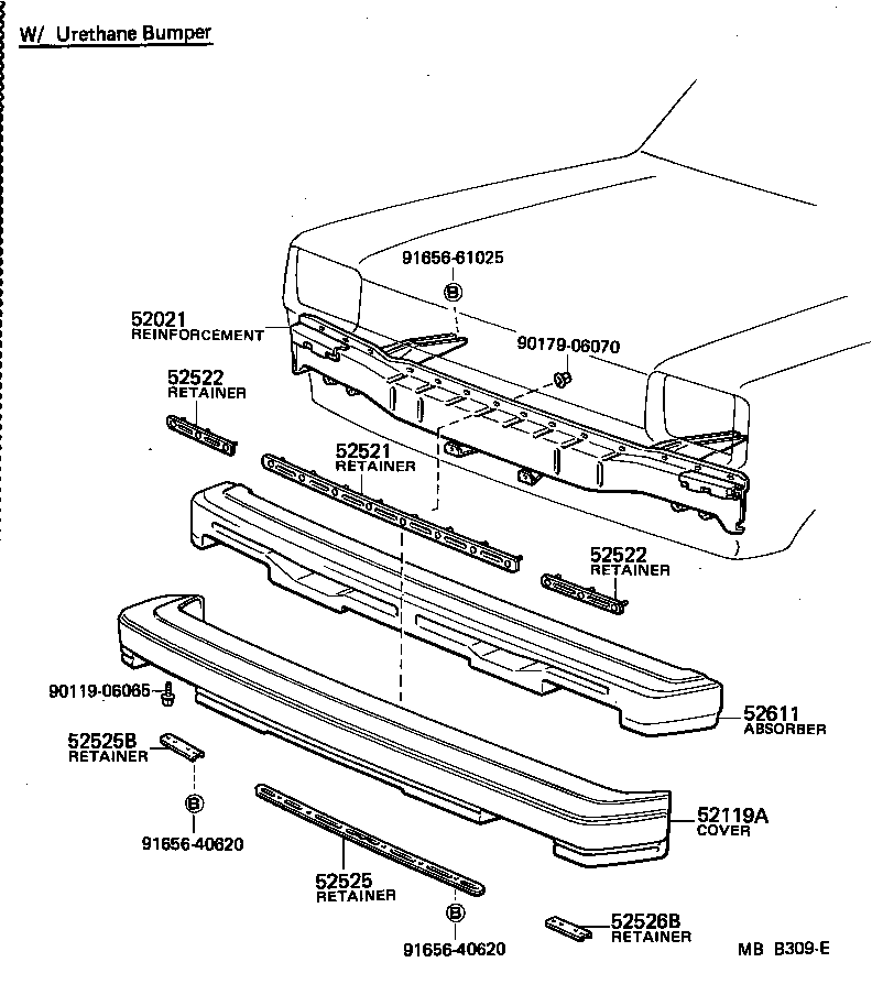 52021-10010 REINFORCEMENT SUB-ASSY, FRONT BUMPER product image