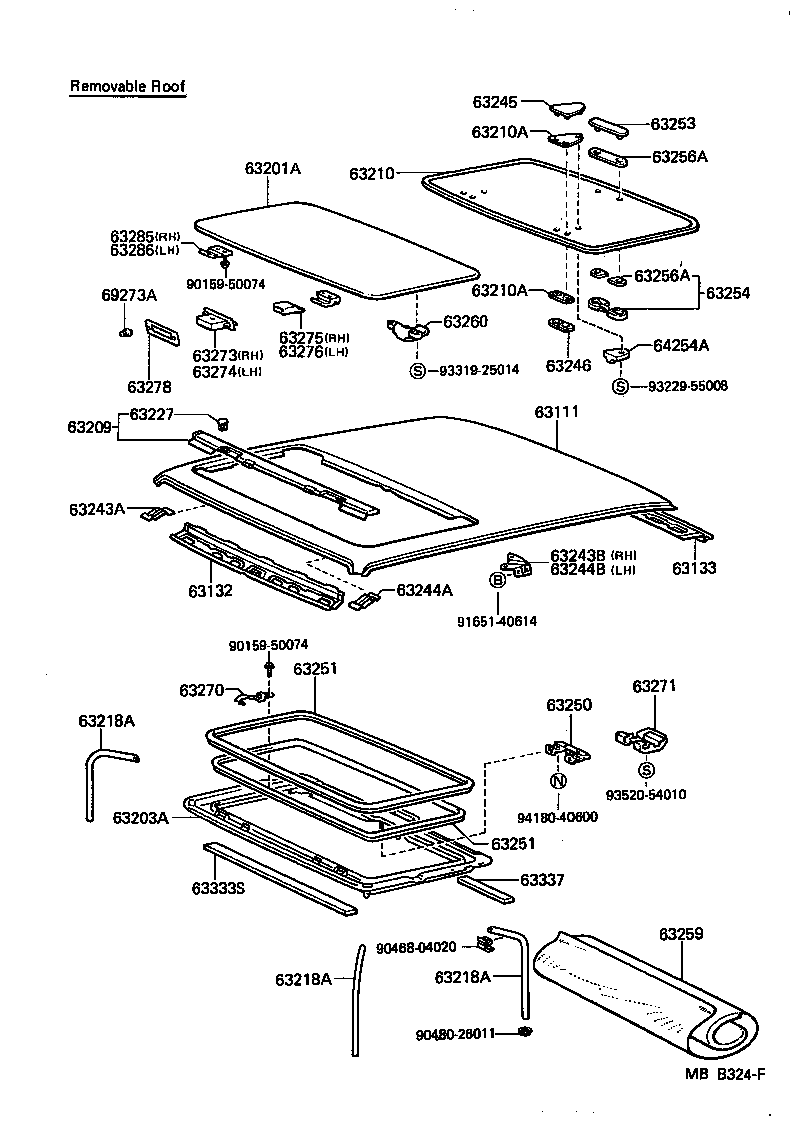 63111-10060 PANEL, ROOF product image