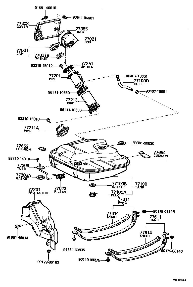 95332-06005 HOSE OR TUBE(FOR FUEL EVAPORATIVE SEPARATOR) product image