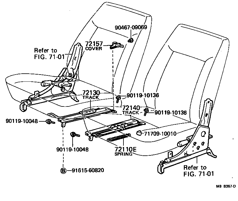 90506-18020 SPRING, TENSION, NO.1 (FOR SEAT TRACK) product image