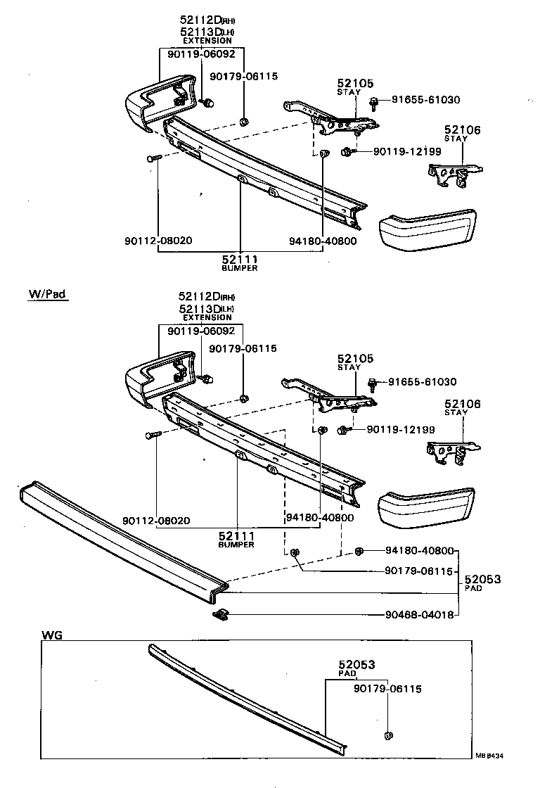 52061-20010 SUPPORT, FRONT BUMPER SIDE, RH product image