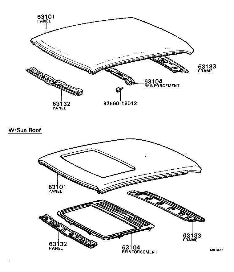56117-95801 DAM KIT, BACK WINDOW GLASS product image