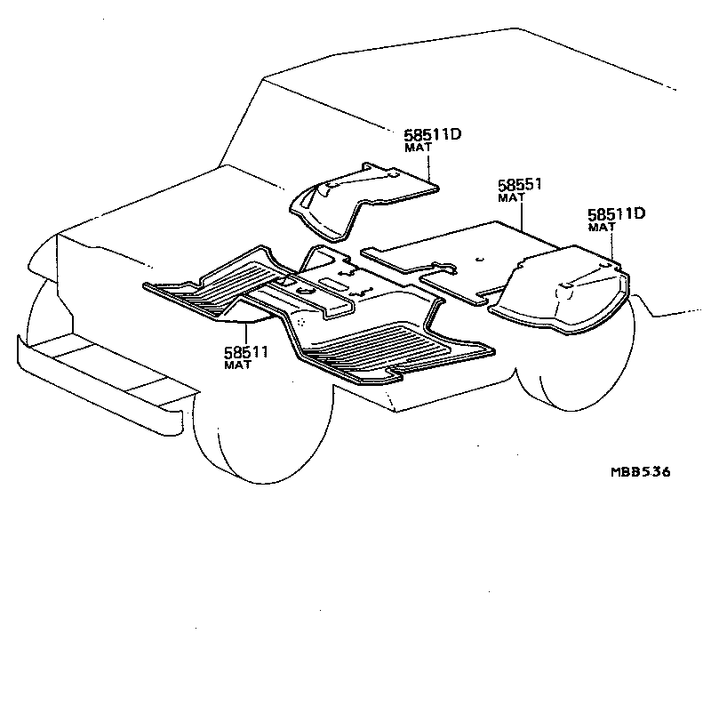 58510-90806-03 MAT, FLOOR, FRONT product image