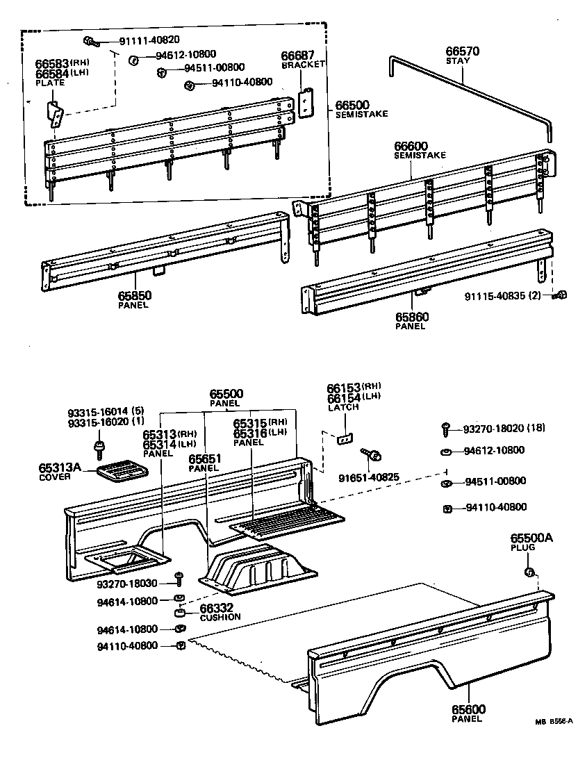 65302-95010 PANEL, FLOOR FRONT CORNER, LH product image