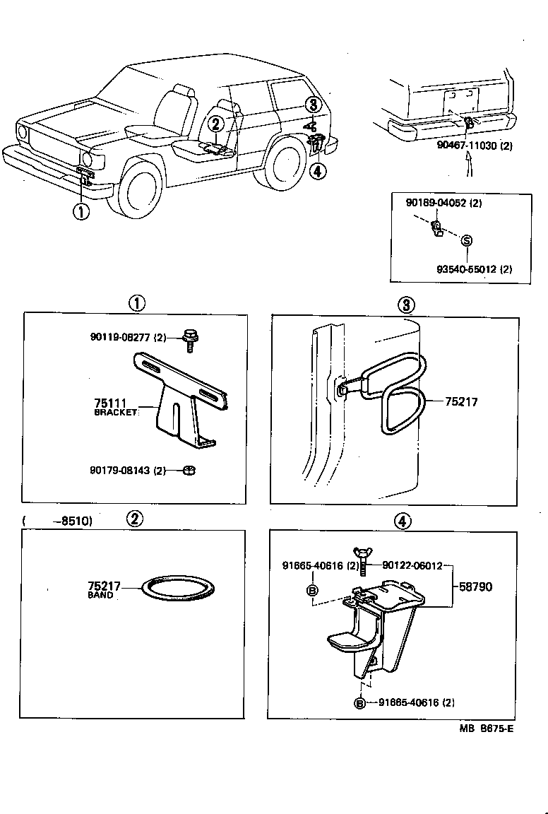 58705-90A00 BAND, TOOL BAG product image