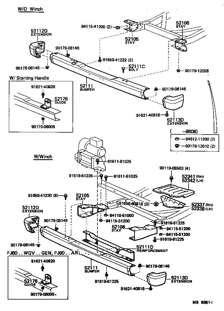 52111-60150 BUMPER ASSY, FRONT product image