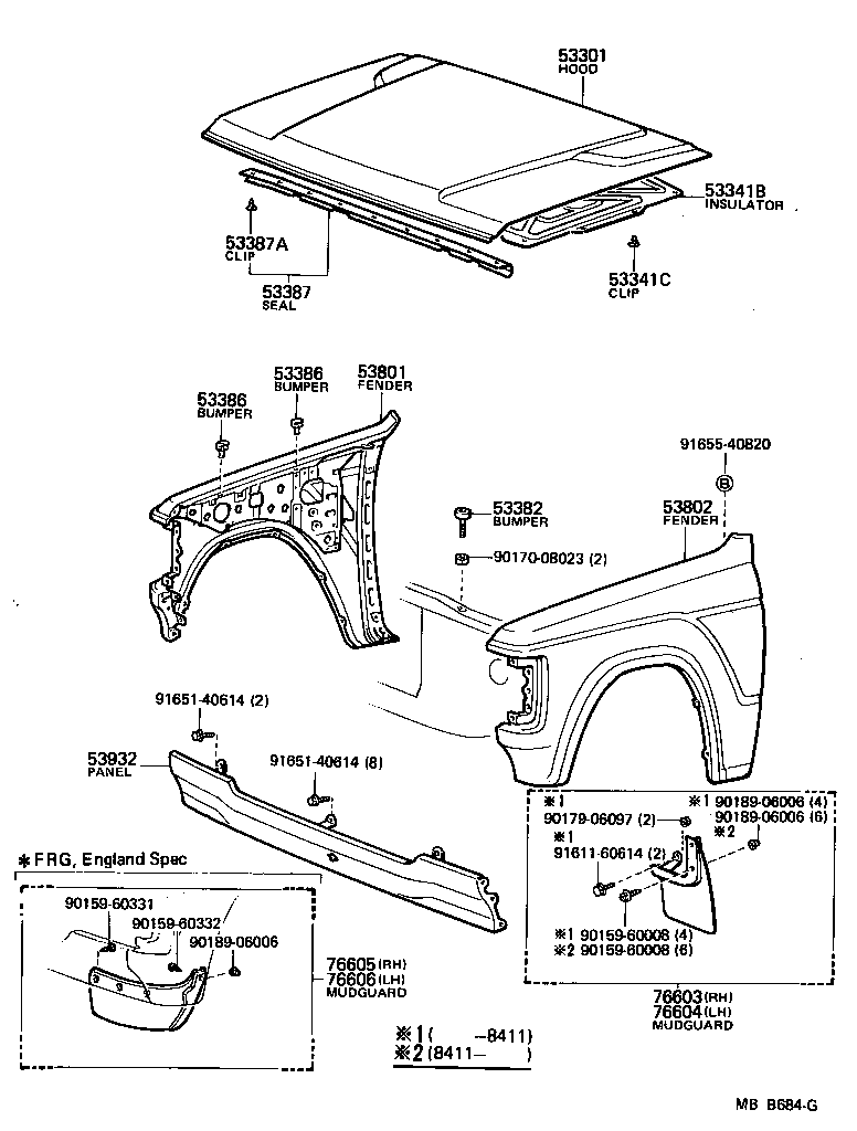 53802-90A02 FENDER SUB-ASSY, FRONT LH product image