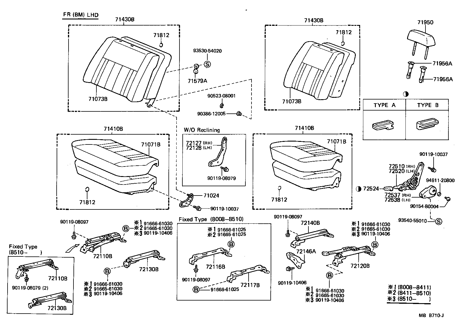 72750-90A01 ADJUSTER ASSY, LUMBAR SUPPORT product image