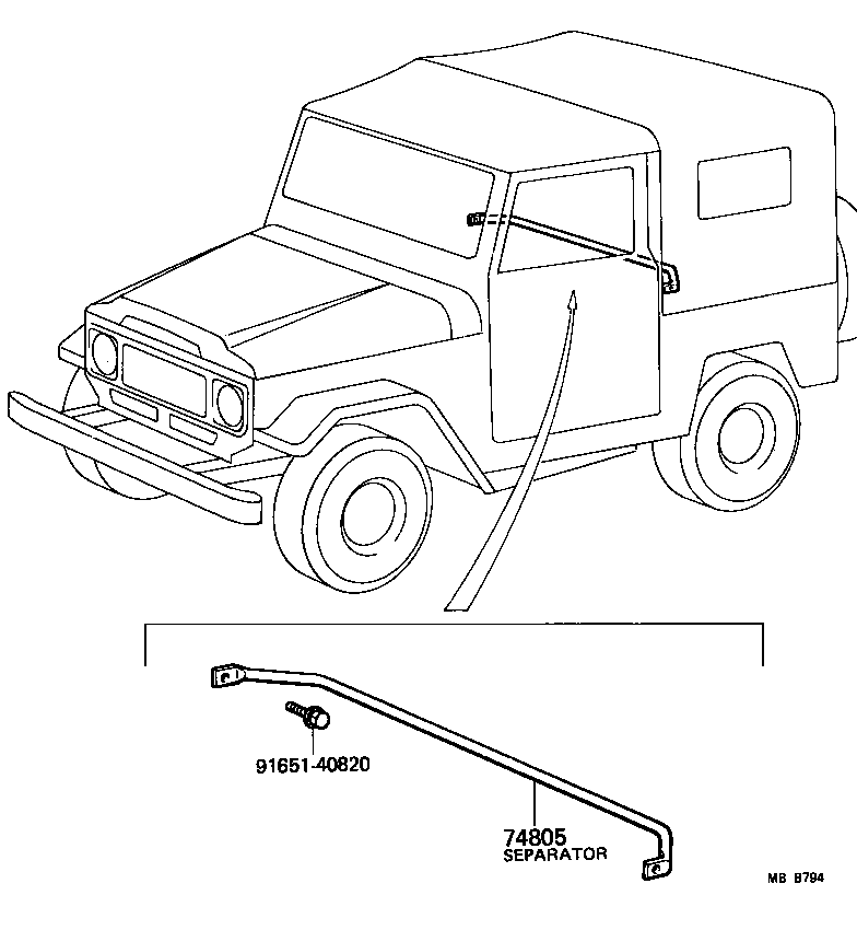 65996-90301 SEPARATOR SUB-ASSY product image