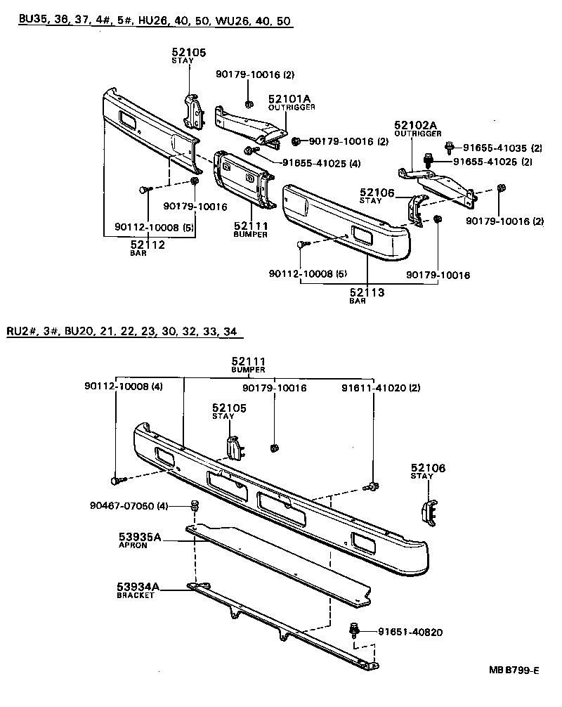 52113-95403 BUMPER ASSY, FRONT product image