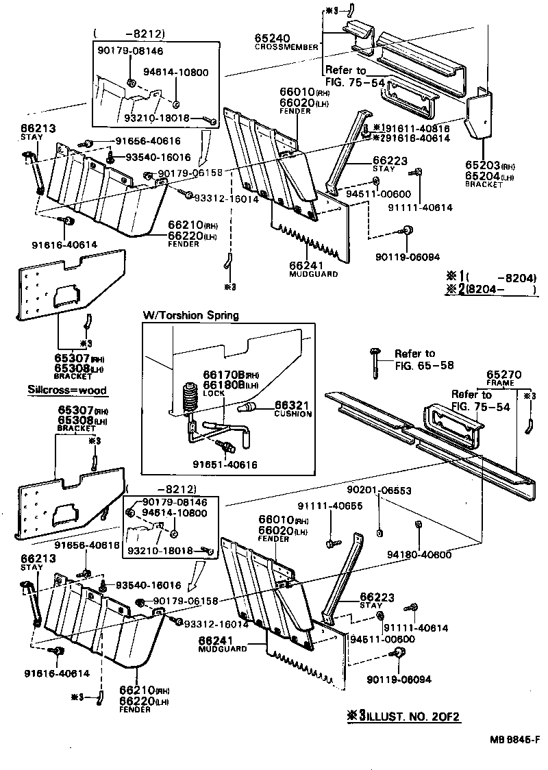 66203-92811 FENDER ASSY, REAR BODY, REAR RH product image
