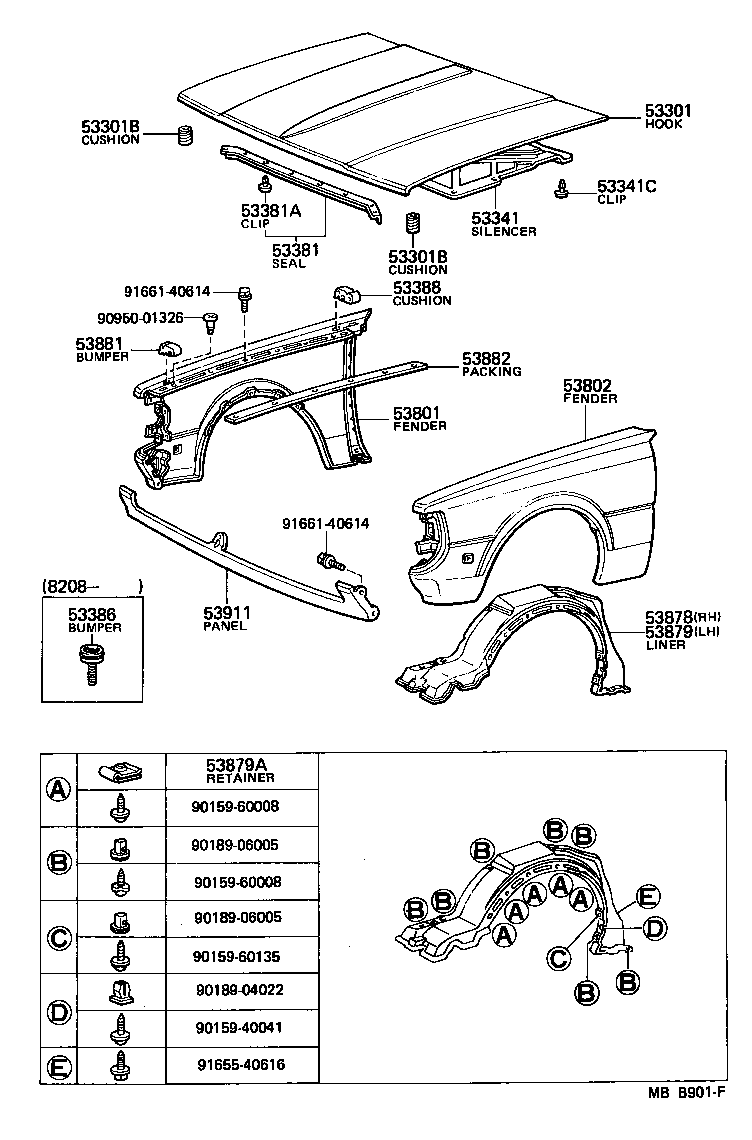 Toyota 53911-22110 PANEL, FRONT VALANCE