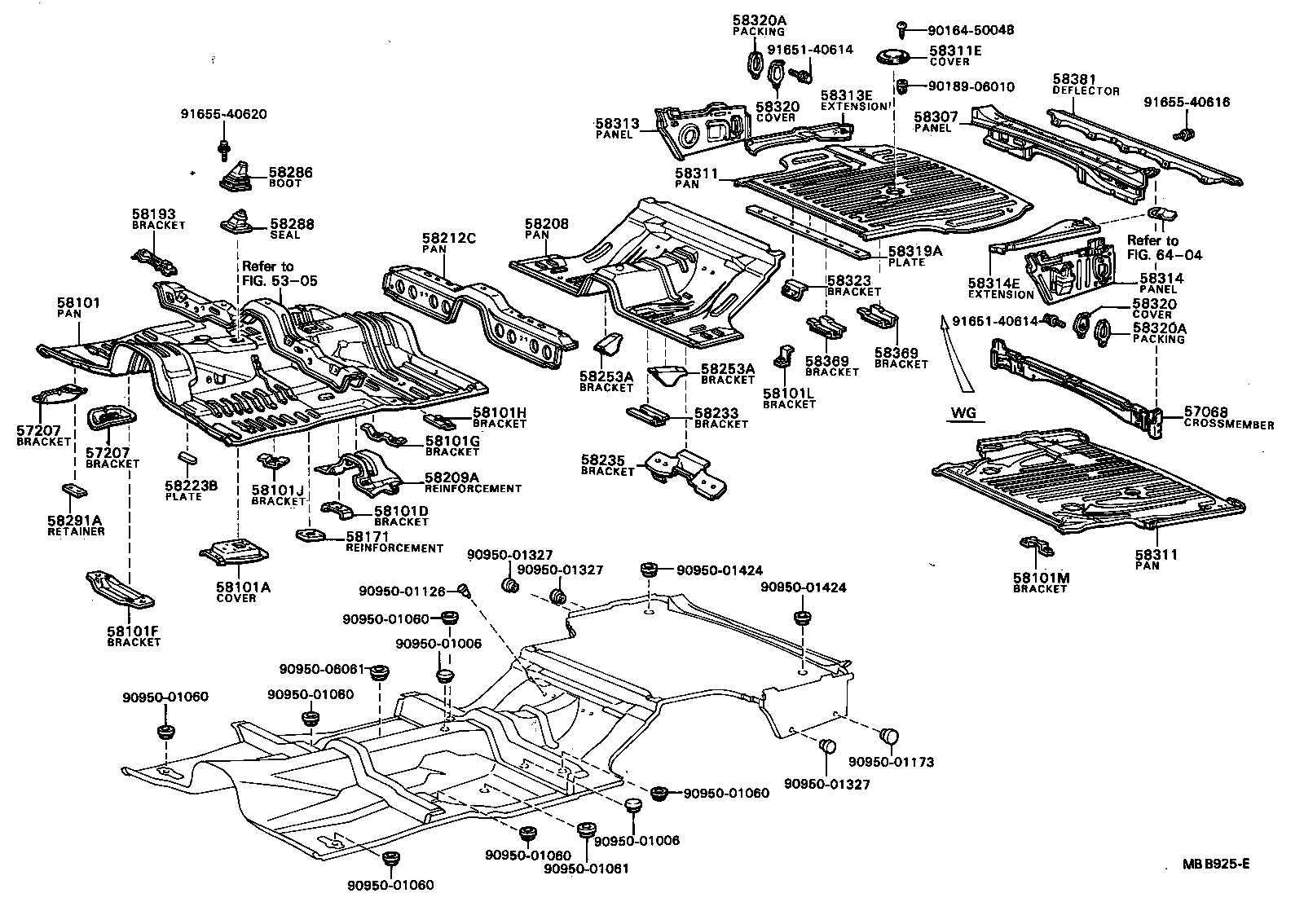 57064-22010 BRACKET, FUEL TANK MOUNTING, REAR LH product image