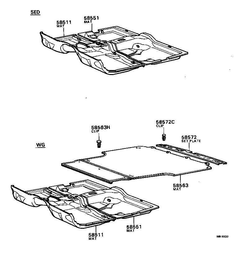 58540-22340 MAT, FLOOR, REAR product image