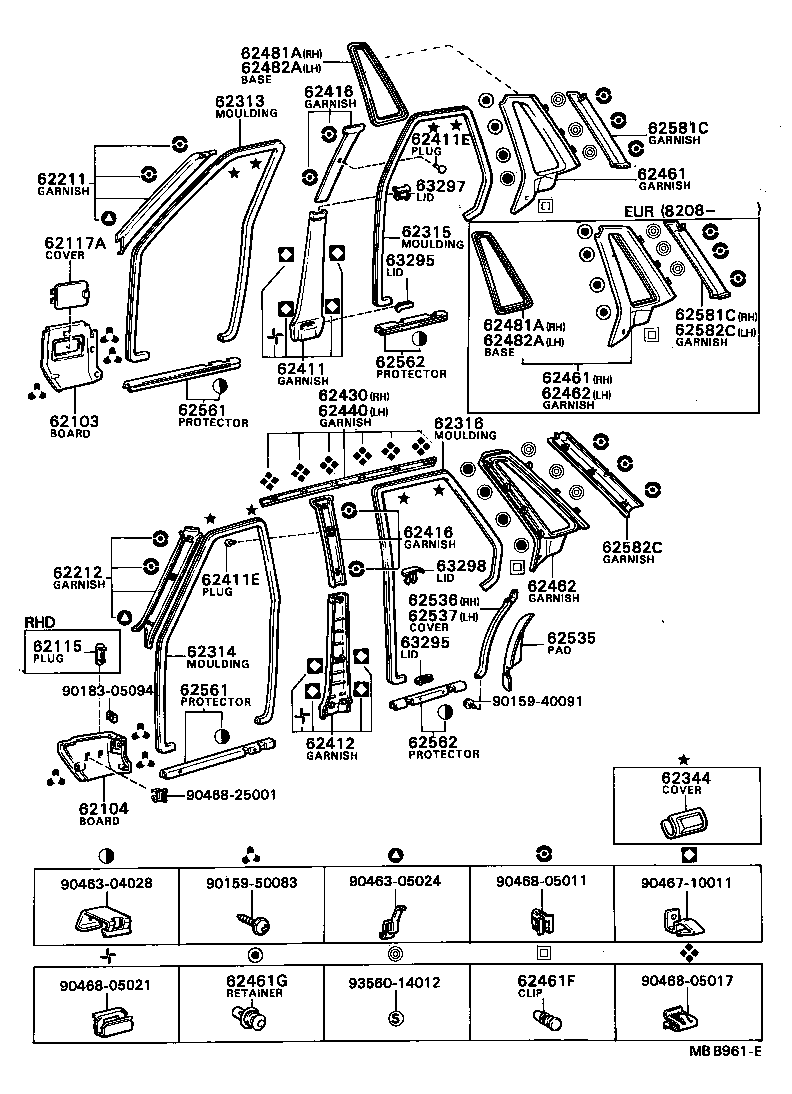 62117-22011-14 COVER, COWL SIDE TRIM SERVICE HOLE product image