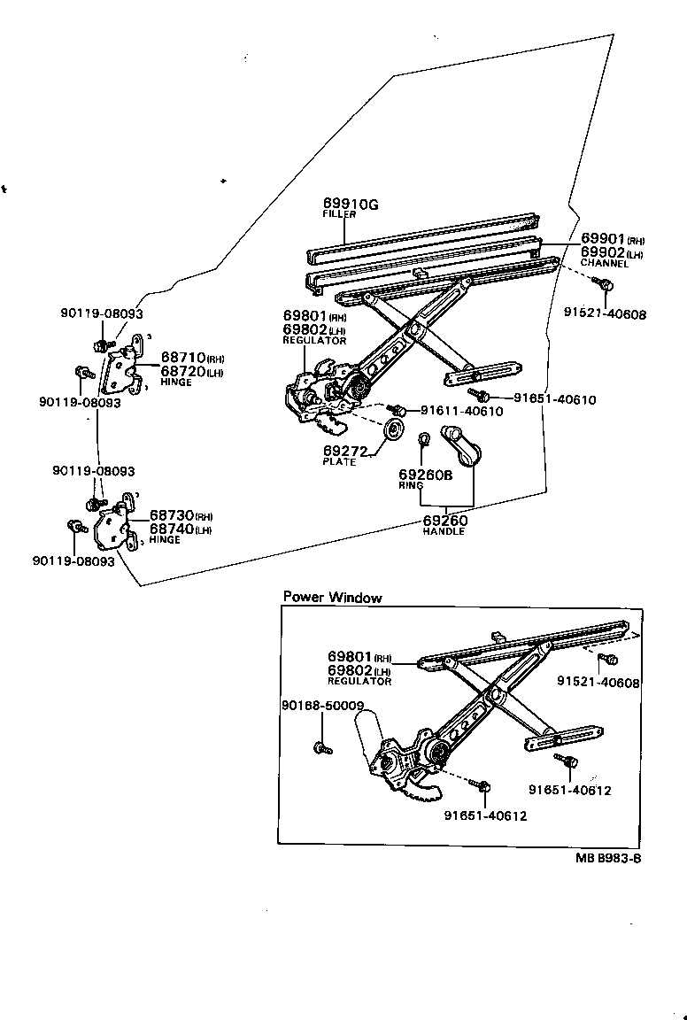 67231-22010 SUPPORT, FRONT DOOR TRIM product image