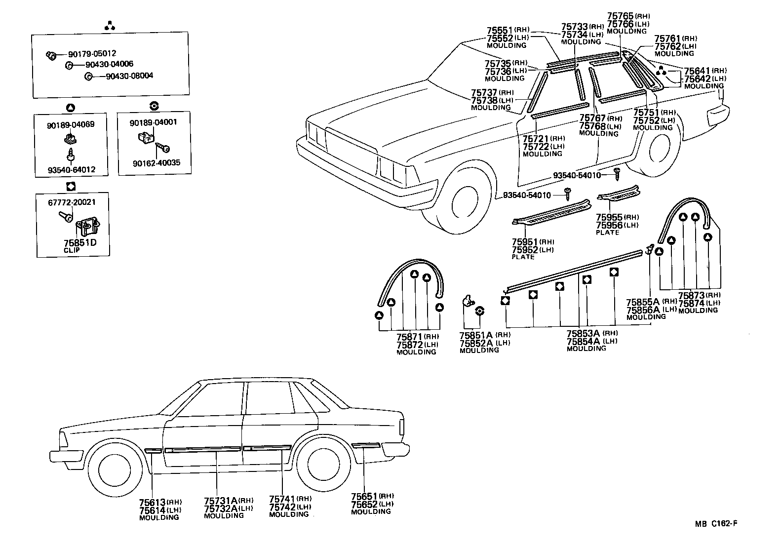 Toyota 67913-22050-02 PLATE, FRONT DOOR SCUFF, OUTSIDE RH