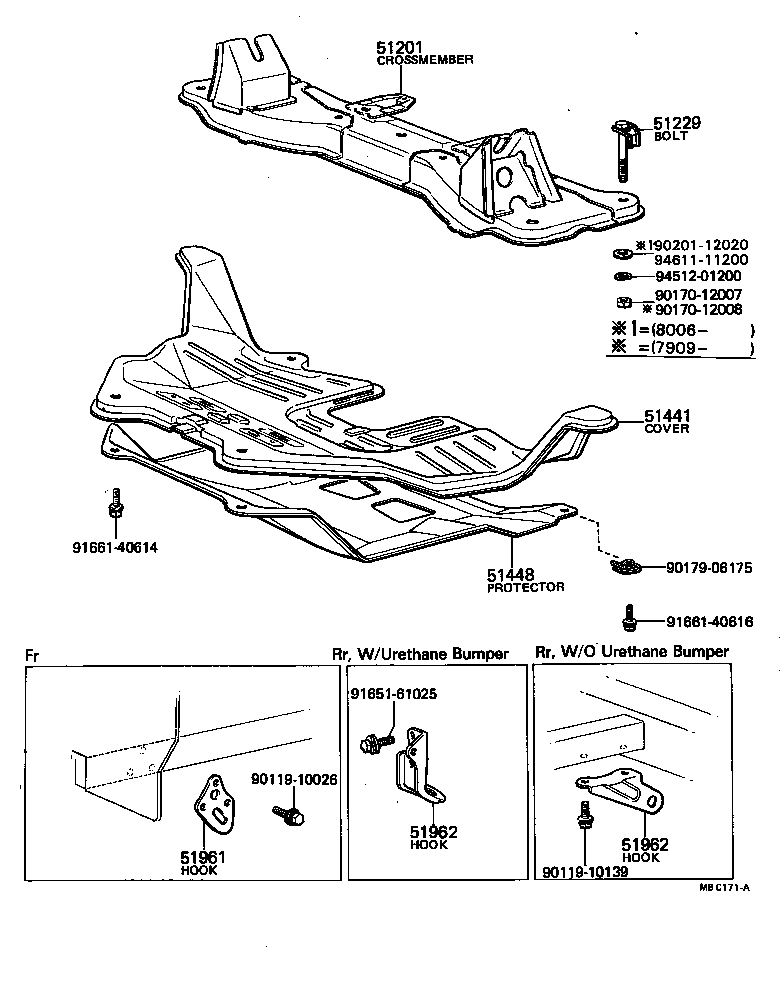 51201-12090 CROSSMEMBER SUB-ASSY, FRONT SUSPENSION product image