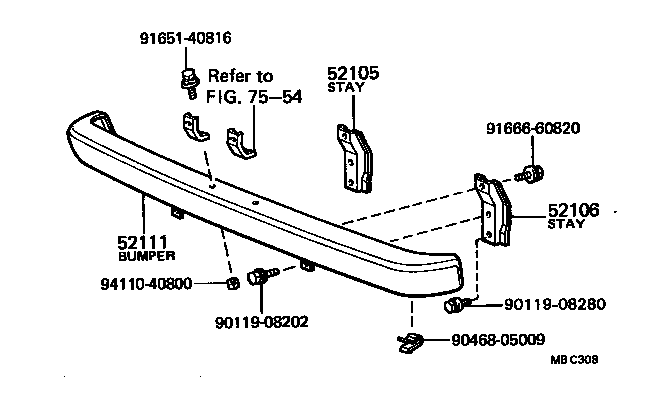 52018-87007 BUMPER ASSY, FRONT product image