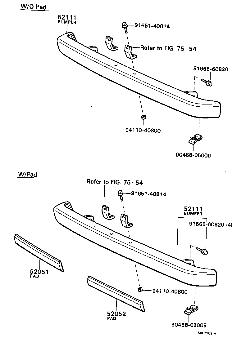 52018-87007 BUMPER ASSY, FRONT product image