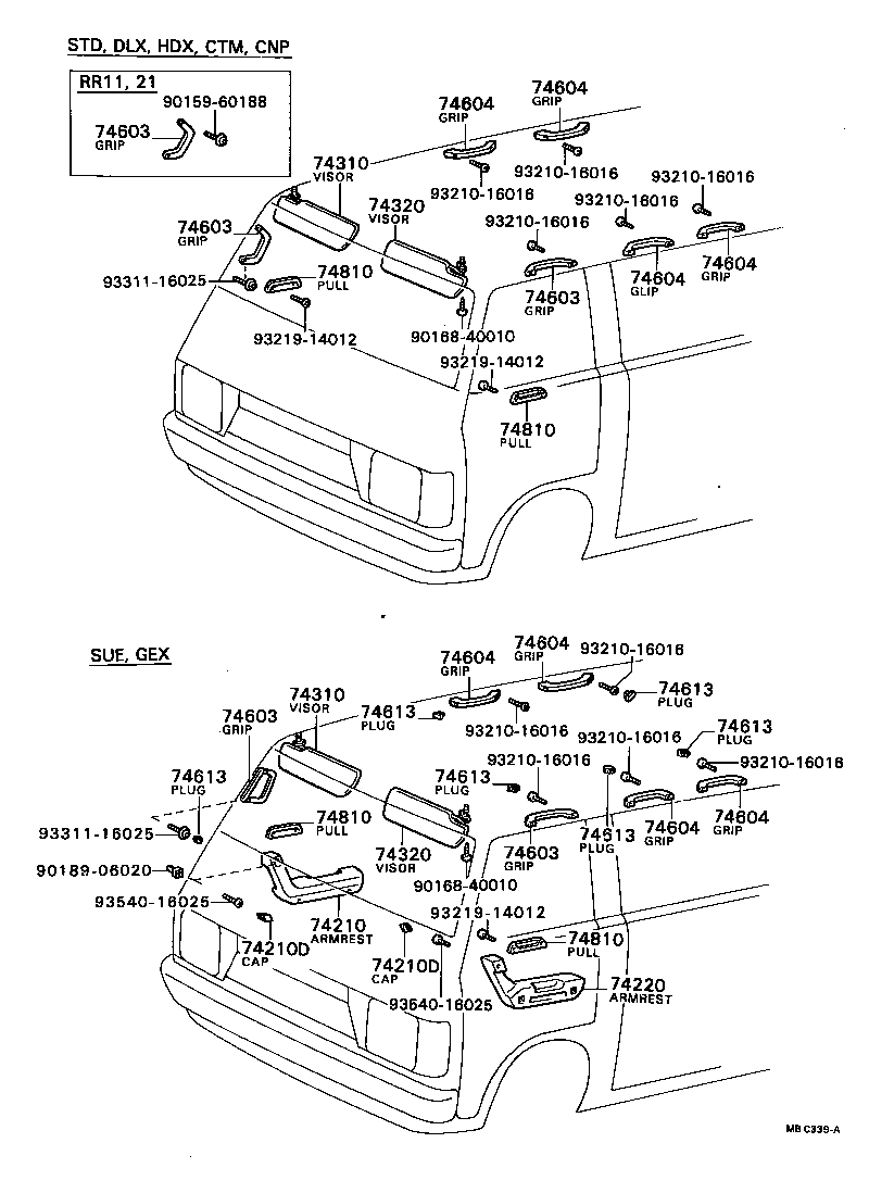 69151-87001 PULL ASSY, DOOR, INSIDE product image