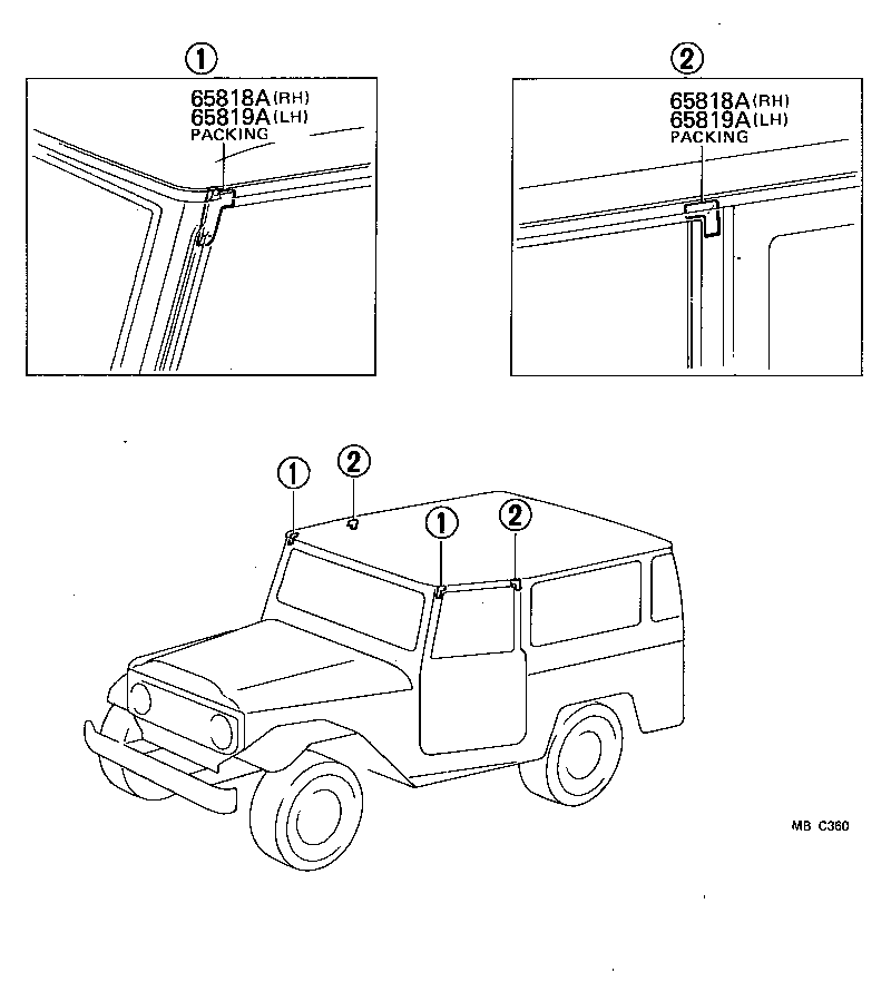 65607-90302 CLAMP, CURTAIN RAIL, NO.1 product image