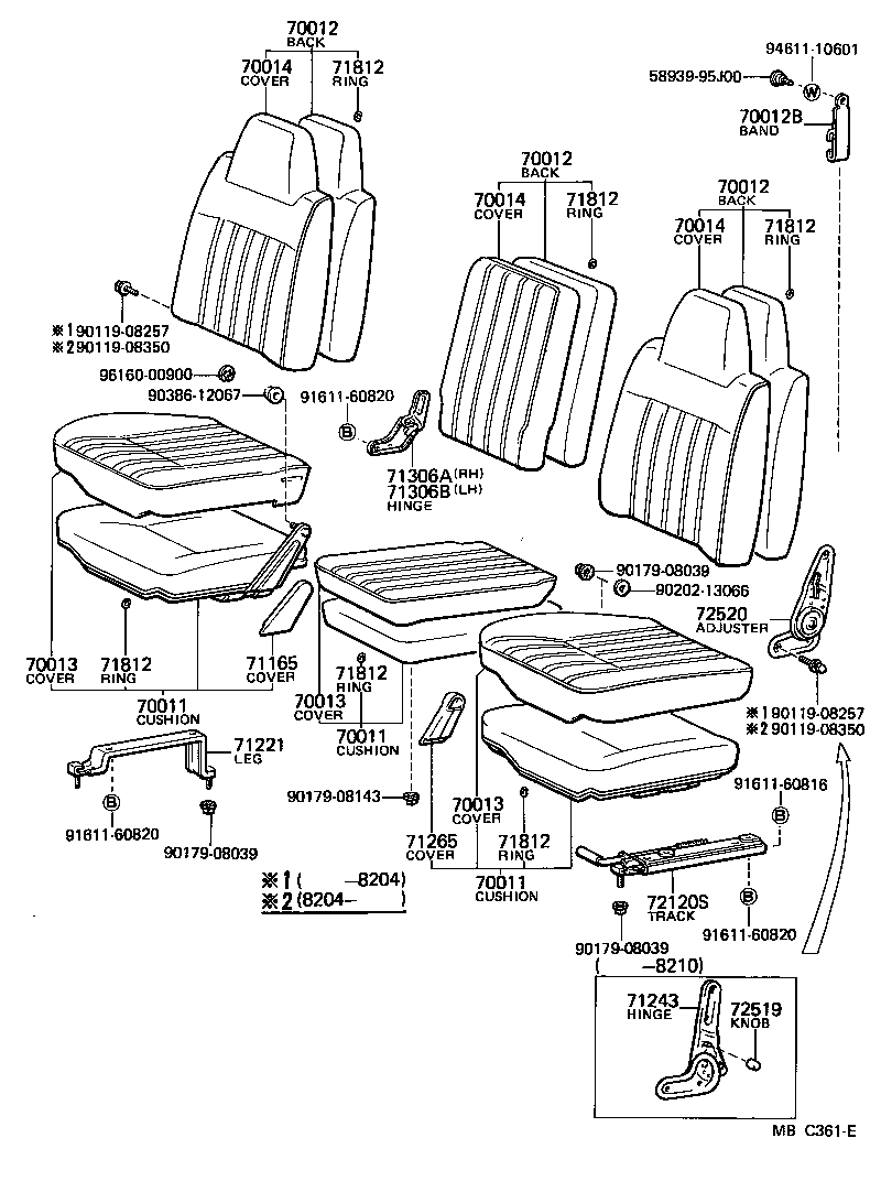 74716-95A01 SPRING, JACK HANDLE SUPPORT product image