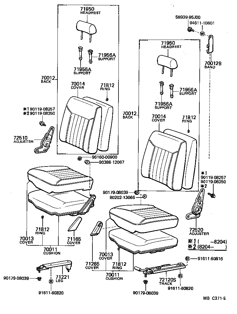74716-95A01 SPRING, JACK HANDLE SUPPORT product image