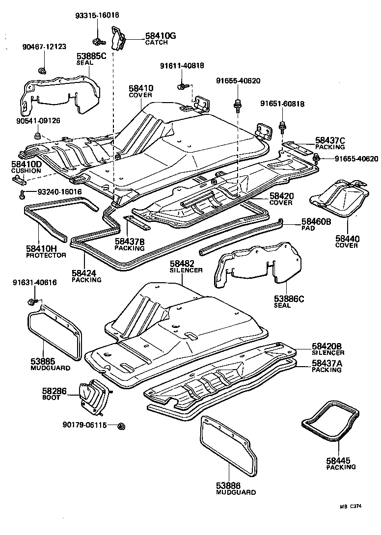 57201-95704 MEMBER SUB-ASSY, ENGINE FRONT MOUNTING product image
