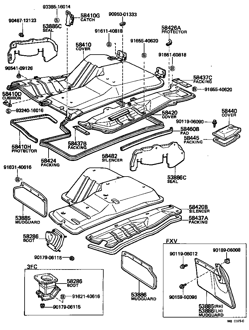 57201-95704 MEMBER SUB-ASSY, ENGINE FRONT MOUNTING product image
