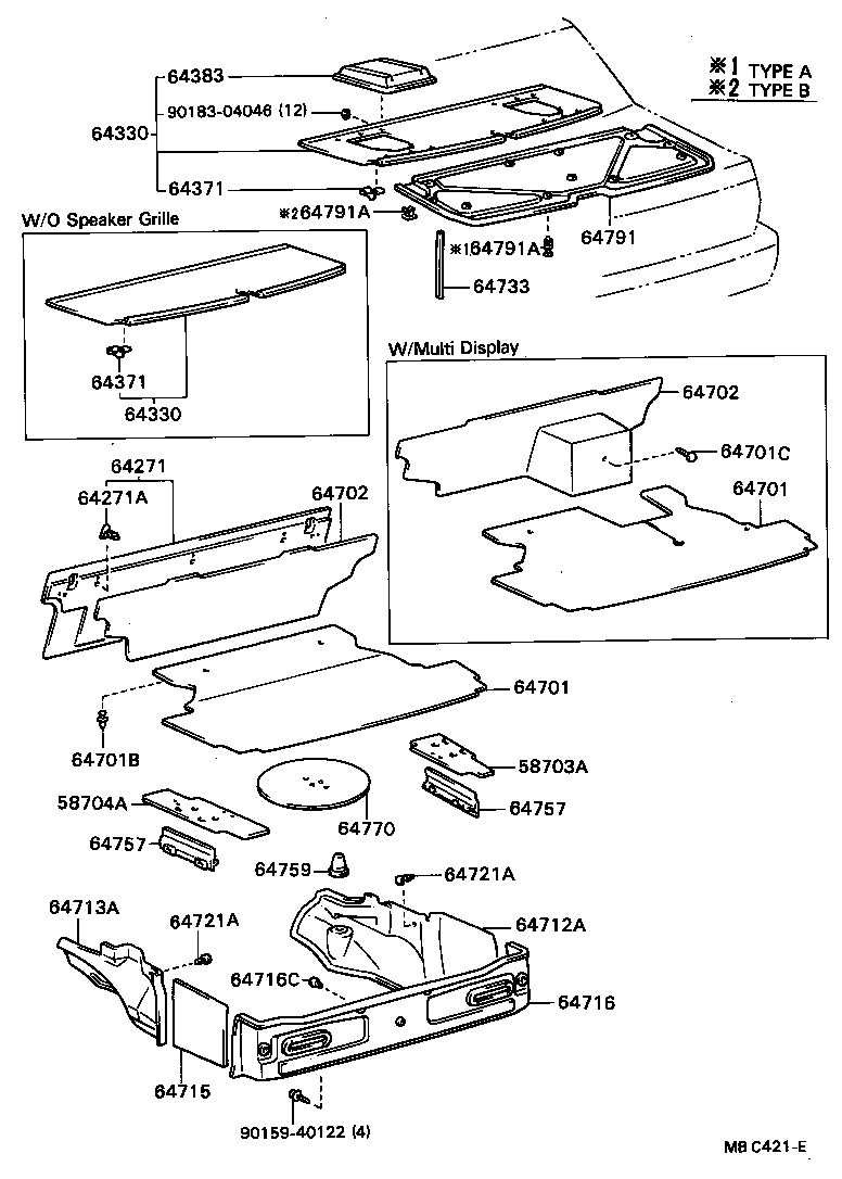 64770-24010 COVER ASSY, SPARE WHEEL product image