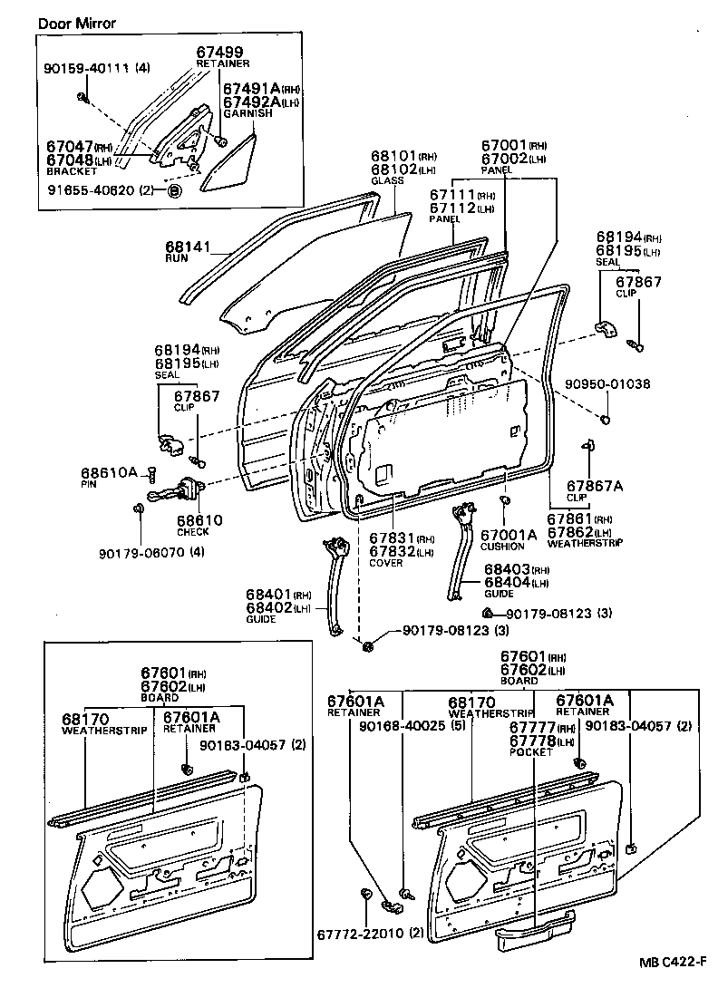 67112-24010 PANEL, FRONT DOOR, OUTER LH product image