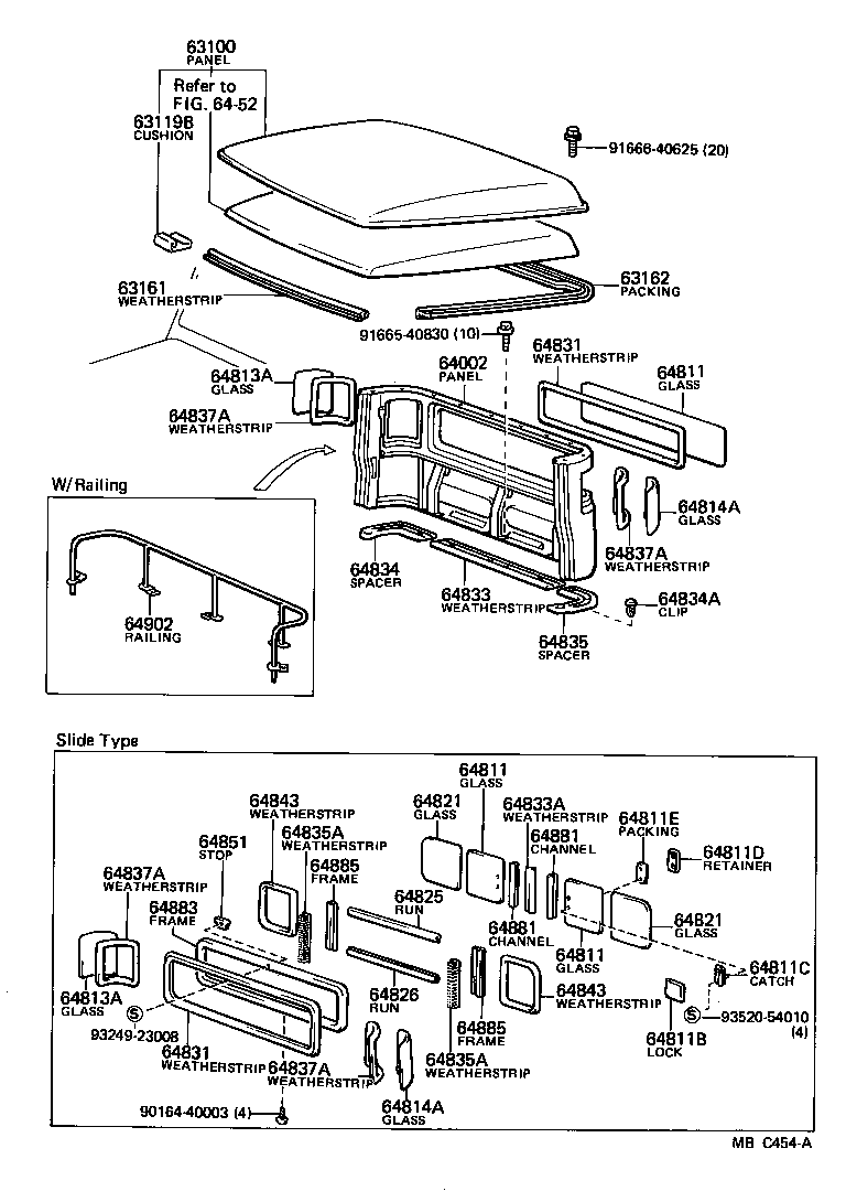 63100-90804 PANEL ASSY, ROOF product image