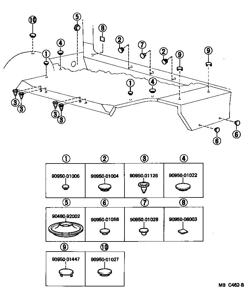 58307-90A01 PANEL SUB-ASSY, BODY LOWER BACK product image