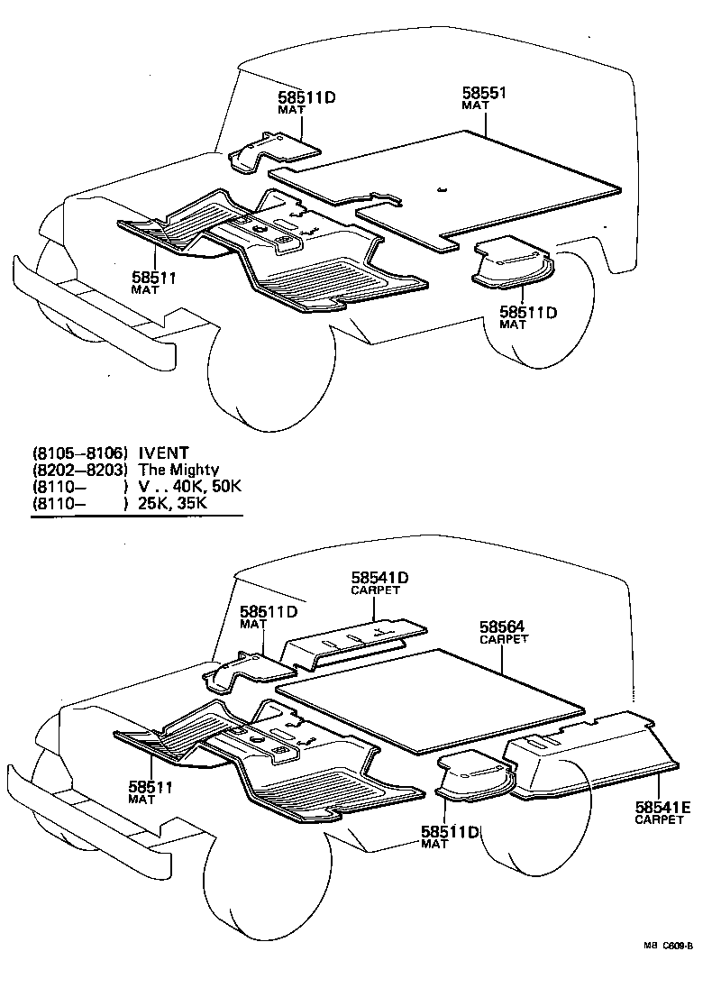 58511-90285 MAT, FLOOR, FRONT product image