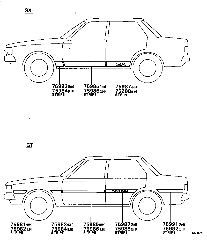 75995-13030 STRIPE, BACK DOOR product image