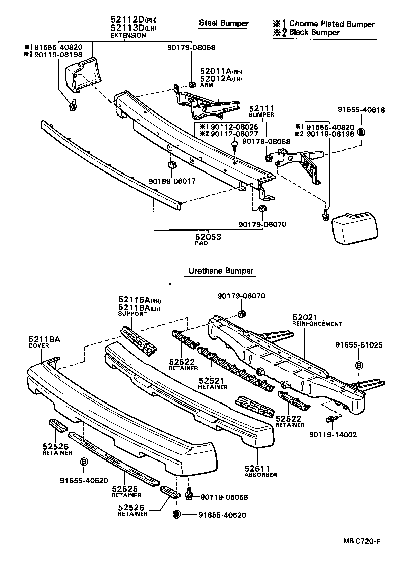 52021-12032 REINFORCEMENT SUB-ASSY, FRONT BUMPER product image