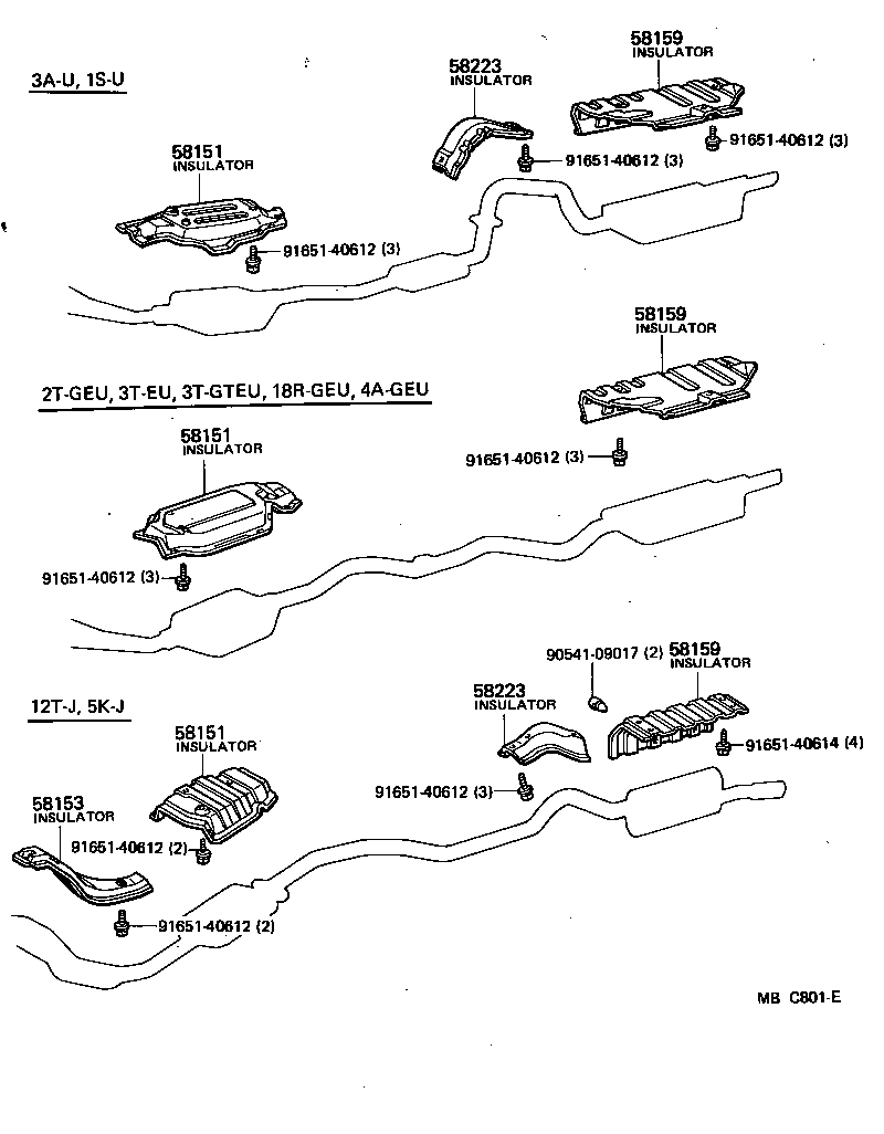 58151-91C01 INSULATOR, FRONT FLOOR HEAT, NO.1 product image