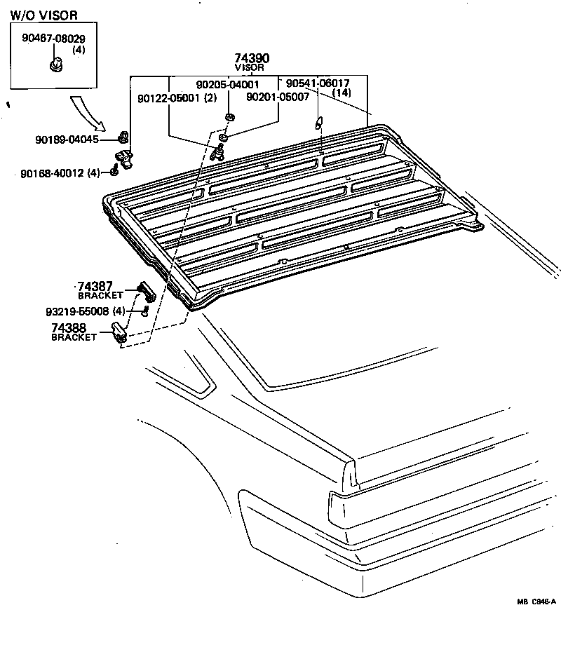 74258-14010 SPRING, ARMREST, NO.1 product image