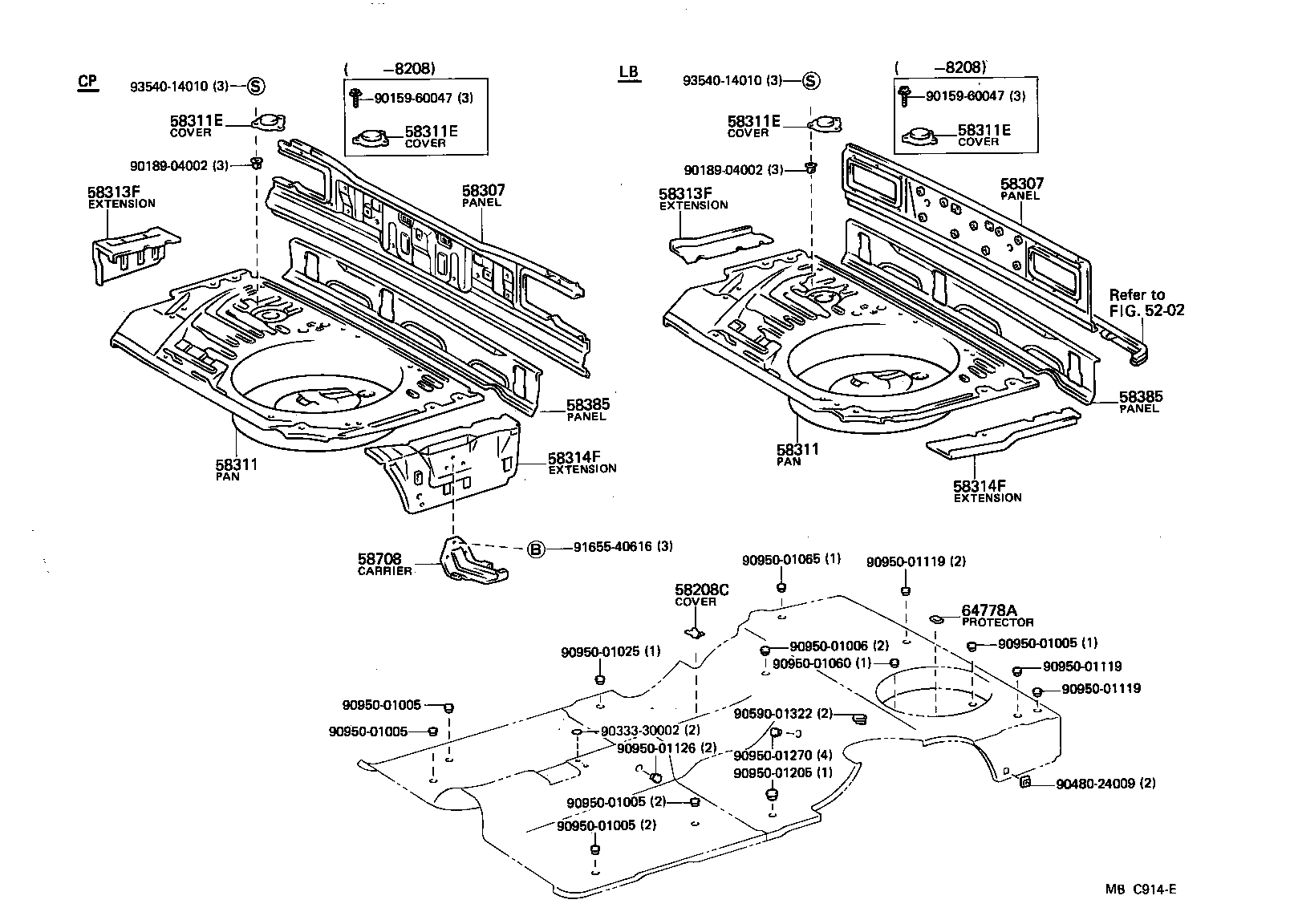 58016-14030 REINFORCEMENT, BELT ANCHOR TO FLOOR PAN, LH product image