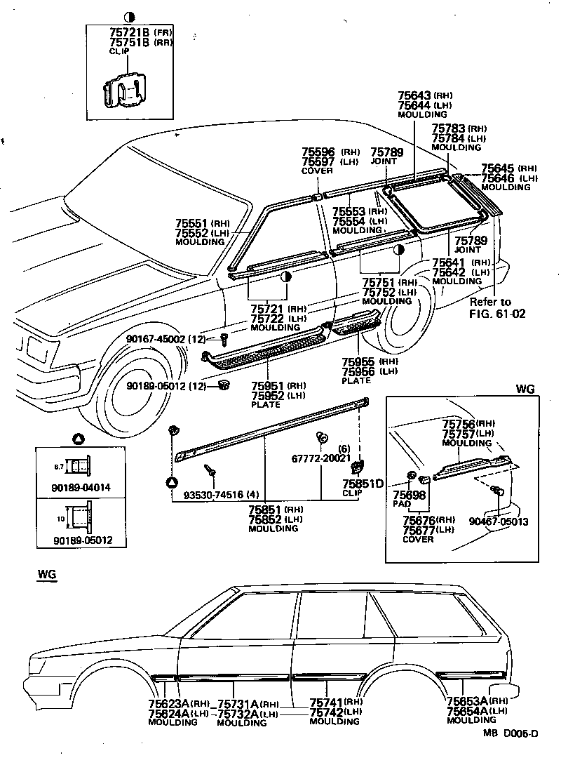 75732-91C02 MOULDING, FRONT DOOR, OUTSIDE LH product image